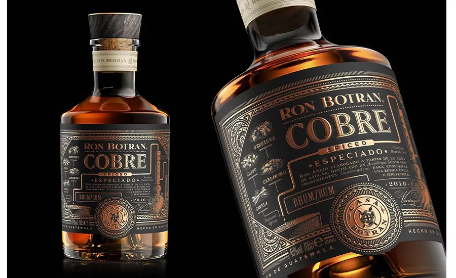 Spiced Rum Redesign Intertwines Typography and Illustrations