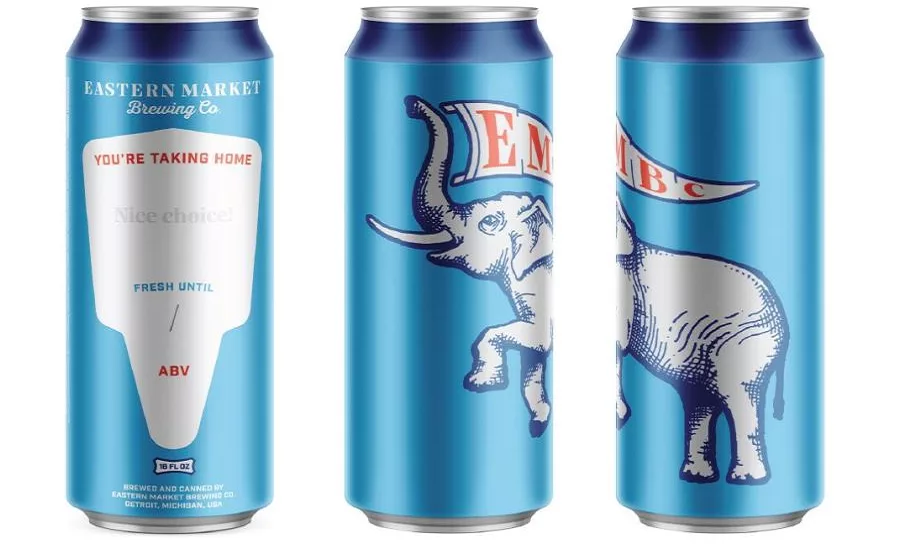 Detroit Brewery Creates Fun and Functional Label for Craft Beer