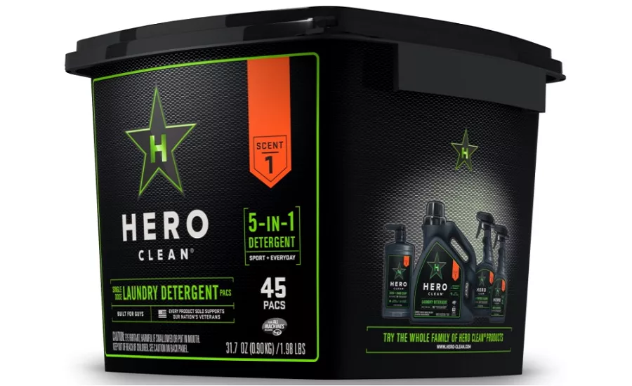 Hero Laundry Detergent Exudes Masculine Vibe