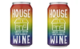 House Wine Launches Rainbow Bubbles Cans