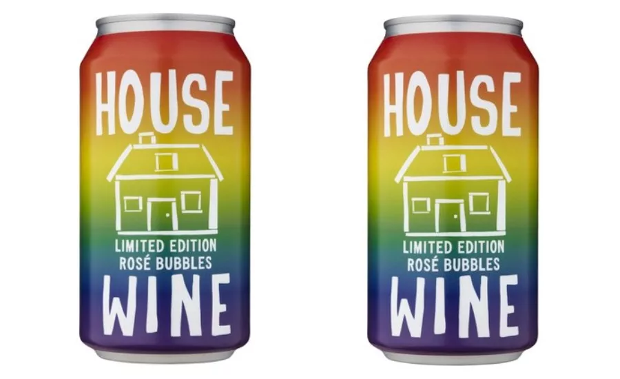 House Wine Launches Rainbow Bubbles Cans