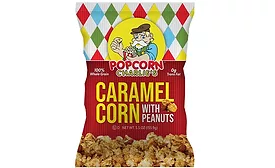 Caramel Corn Packaging Pops on Shelf