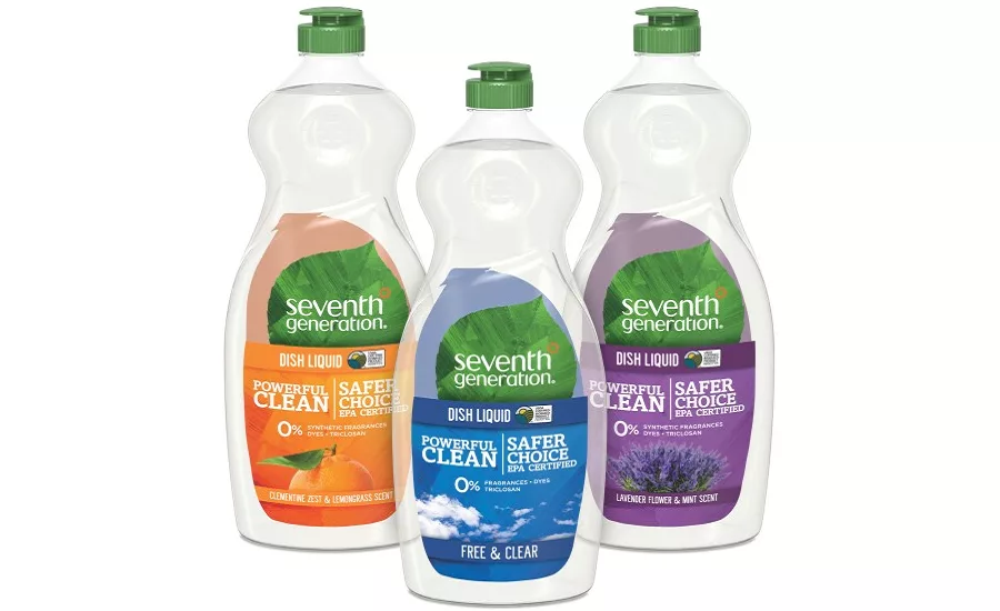 Dish Soap Cap Made of 100 Percent Post-Consumer-Recycled Materials