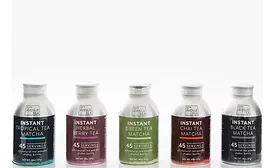 Tea Powders Launch in Aluminum Shaker Bottles