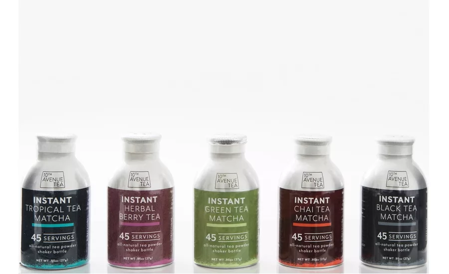 Tea Powders Launch in Aluminum Shaker Bottles
