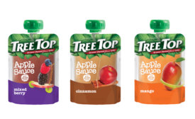 First Clear Pouch for Apple Sauce Launches from Tree Top