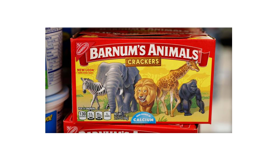 Animals Now Uncaged on Nabisco's Animal Cracker Box