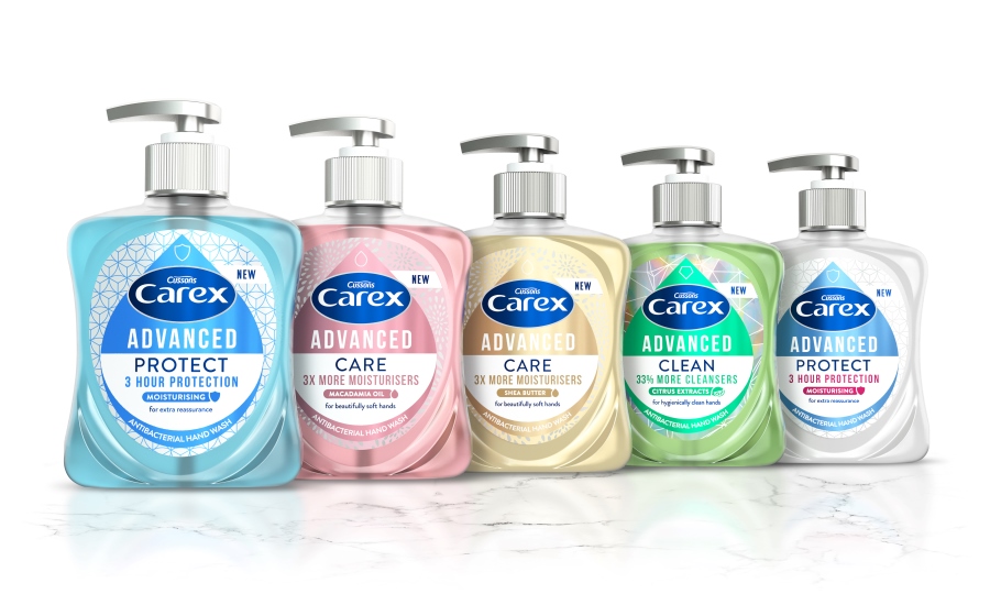 Carex Washes Away Old Packaging Design