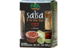 Salsa and Tortilla Chips Snack Pack Offers Perfect Portion