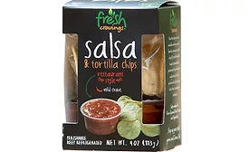 Salsa and Tortilla Chips Snack Pack Offers Perfect Portion
