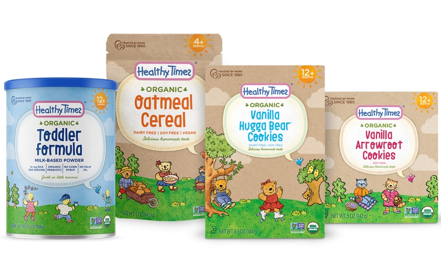 Healthy Times Organic Baby Food Brand Refreshes Packaging