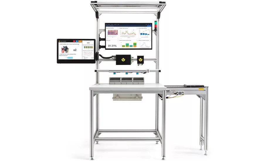 Smart Workstation Combines Manual Production System with App Platform