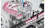 Aseptic Filling and Closing Machine Caps Sterilized Vials
