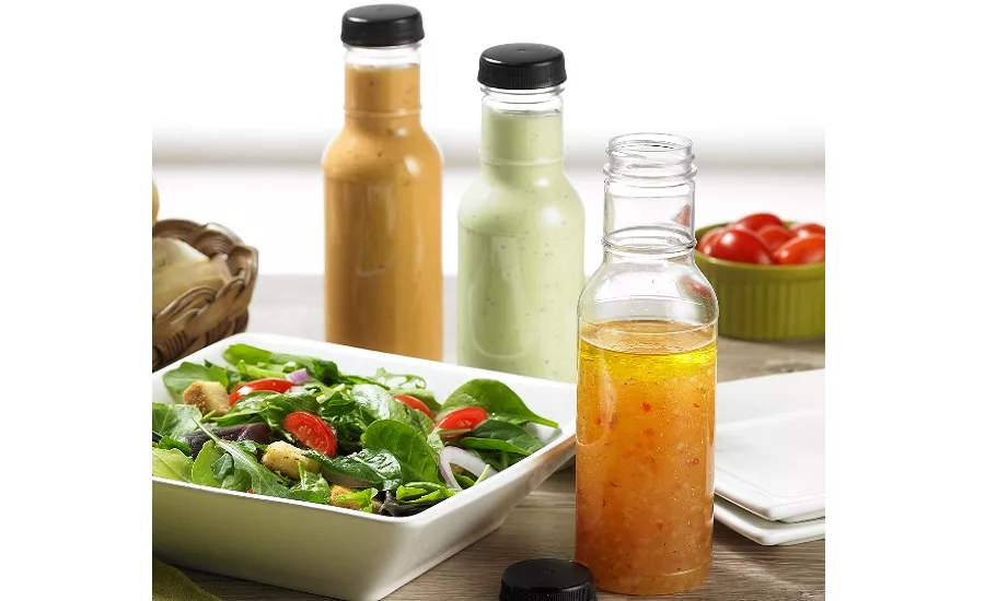PET bottle for sauces mimics glass attributes