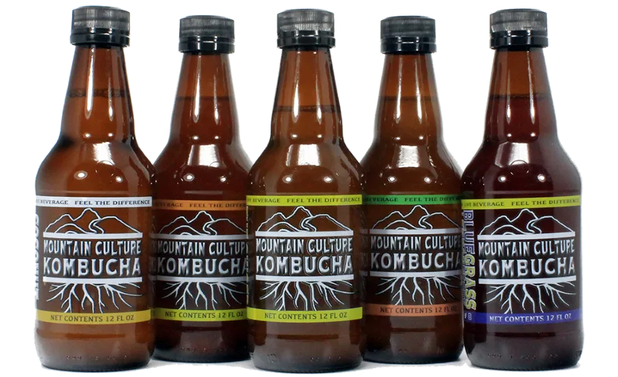 Kombucha Glass Bottle Designed with Twist-Off Cap