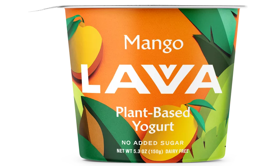 New Simple and Bright Packaging for Plant-Based Yogurt