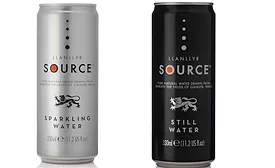 Spring & Sparkling Water Brand Trades Plastic for Cans