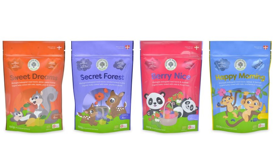 Organic Cereal Relaunched in Schur Star Bags
