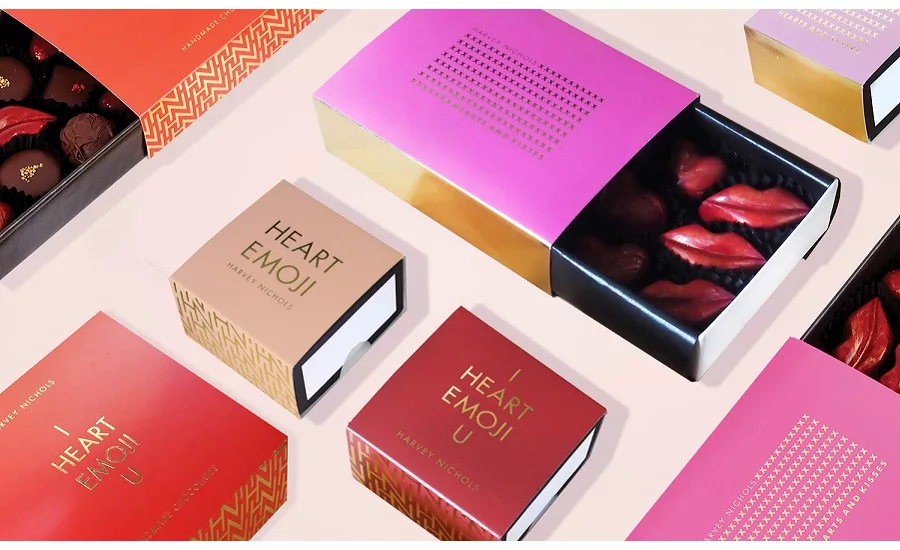 Harvey Nichos Private Label Candy Line Arrives for Valentine's Day with Emojis