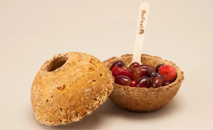 Orange-Peel-Based Food Packaging Developed by Student