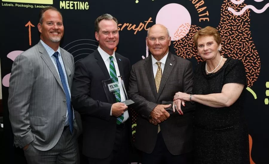 Patrick Potter of Flexo Wash Awarded Supplier of the Year at TLMI Awards
