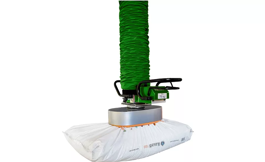 Piab Vacuum Lifter Goes from Pallet to Feed Station