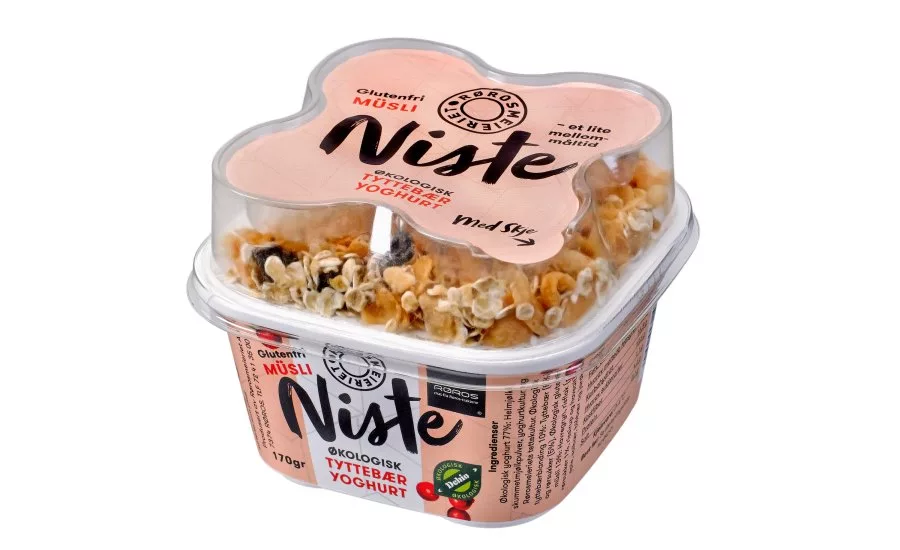 Duo-Compartment Container for Snacks and More