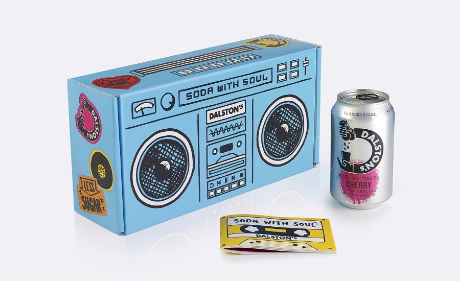 Dalston's Soda Secondary Packaging Offers Soda with Soul