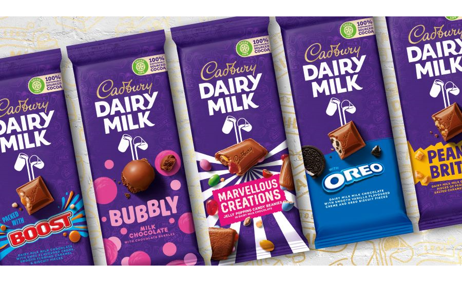 Cadbury Gets New Global Brand Design for Iconic Chocolate Bars, 2020-04-16