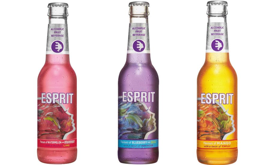 Esprit Alcoholic Fruit Drink Moves to Pressure Sensitive Labels