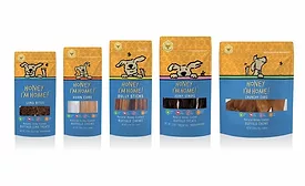 New Dog Treat Line Packaged in Resealable Stand-Up Pouch