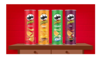 Pringles Highlights Stackability Amid Bright Colors for New Packaging Design
