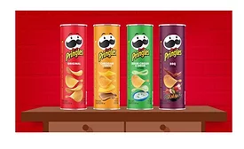Pringles Highlights Stackability Amid Bright Colors for New Packaging Design