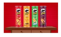 Pringles Highlights Stackability Amid Bright Colors for New Packaging Design
