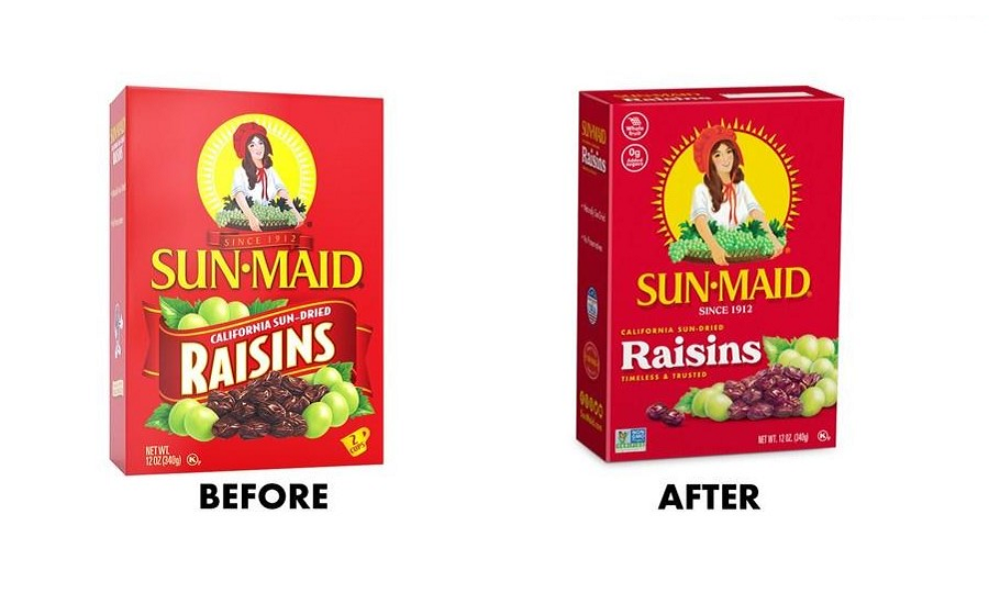 Sun-Maid Updates Logo, Graphics for Modern Packaging Design