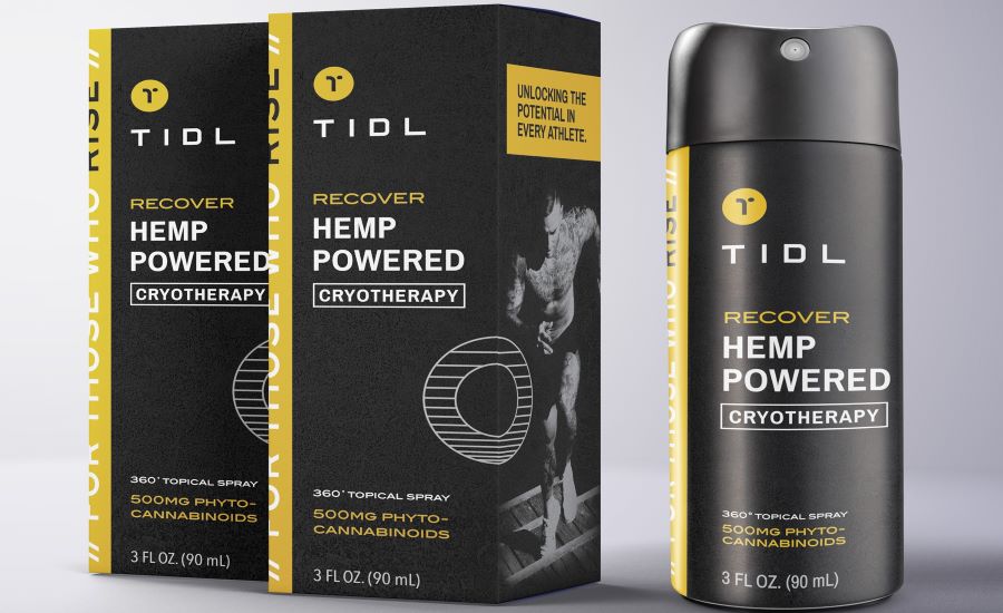 TIDL Hemp Topical Spray for Athlete Recovery