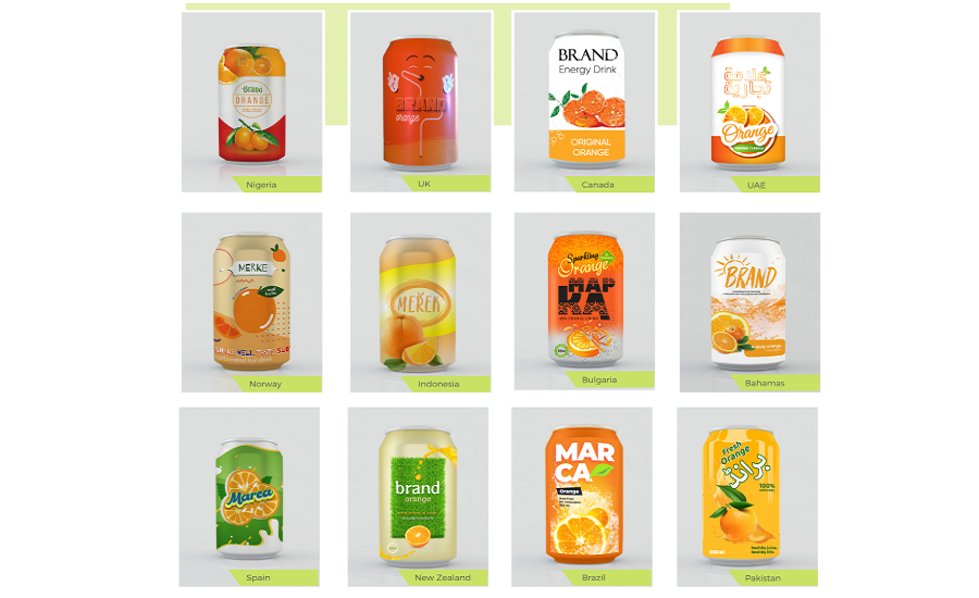 12 Can Designs from 12 Different Countries