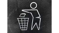 recycling stick figure