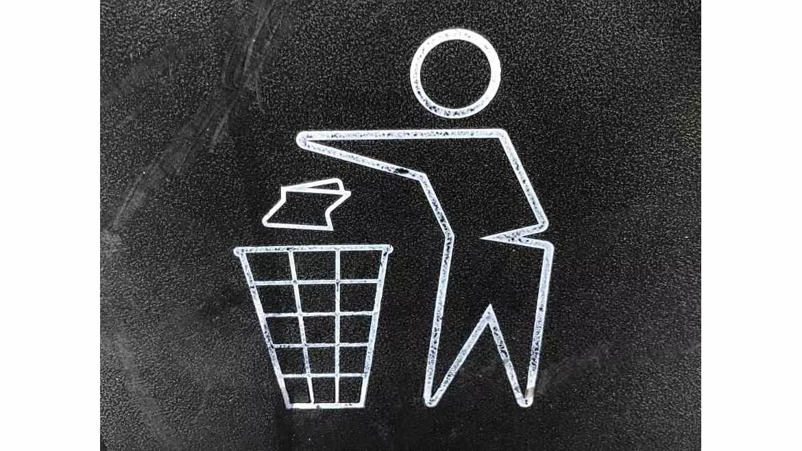 recycling stick figure
