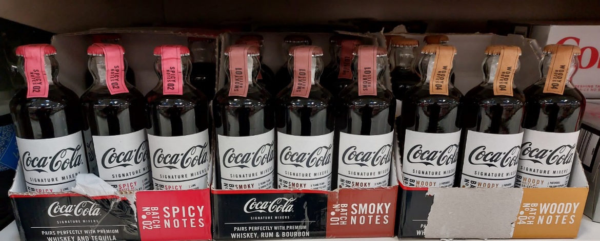 UK Introduces Coca Signature Mixers | Packaging