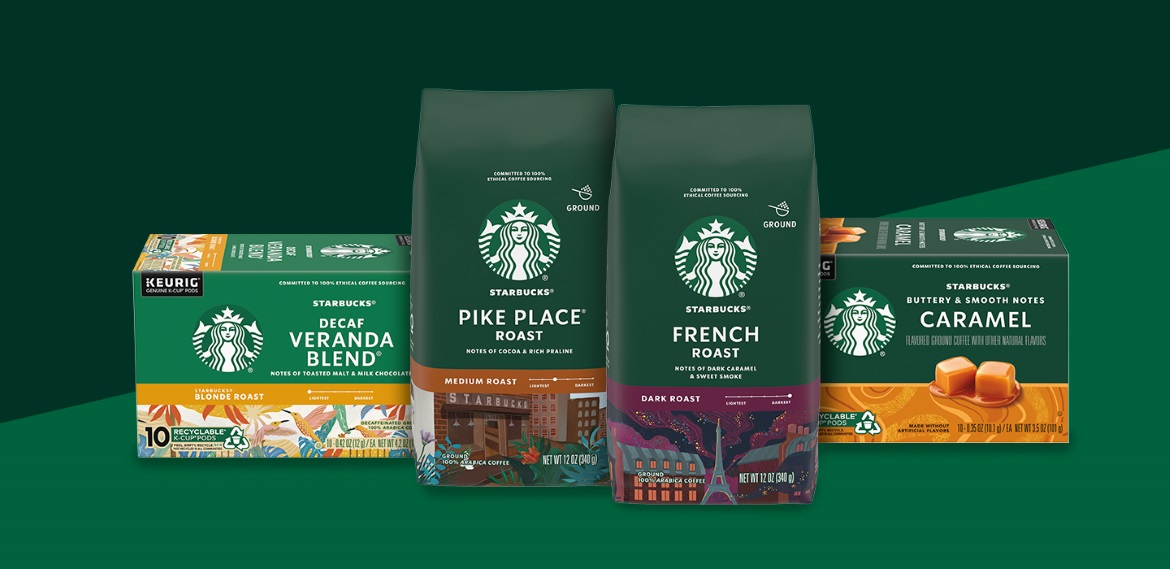 Starbucks Introduces New At-Home Coffee Packaging and Products