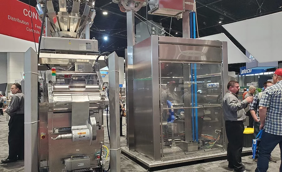Heat and Control integrated snack packaging line