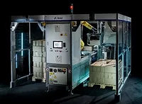 Sidel’s RoboAccess_Pal S palletizing unit