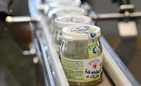 Labeling of yogurt jars