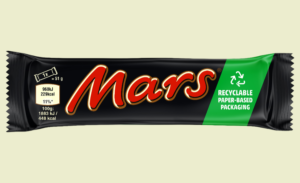 Mars bar paper wrapper