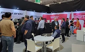 Mark Andy booth at Labelexpo