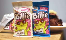 Parkside has partnered with vegan chocolate brand Mummy Meegz to bring its amphibian mascot Billie to life in a 100% home compostable package.