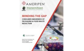 Cover of Minding the Gap report regarding consumer awareness of packaging