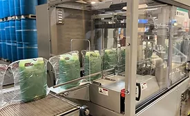 Shrink wrapping being performed at Goodwin facility