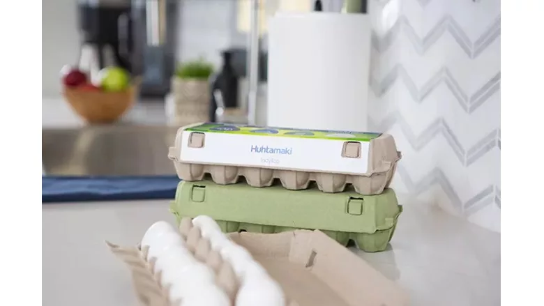 Huhtamaki fiber-based egg carton